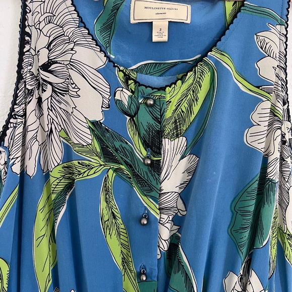 Silk Moulinette Soeurs Dress size 2 - Picture 5 of 5